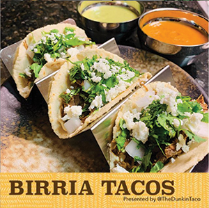TheDunkinTaco Oaklands Finest Birria Style Tacos
